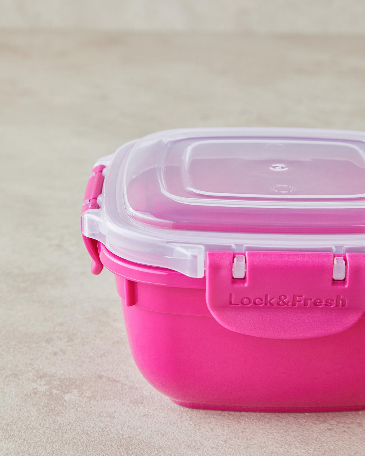 Master Lock Кутия За Съхранение 2 бр. Пластмаса 275 + 500 мл Розов