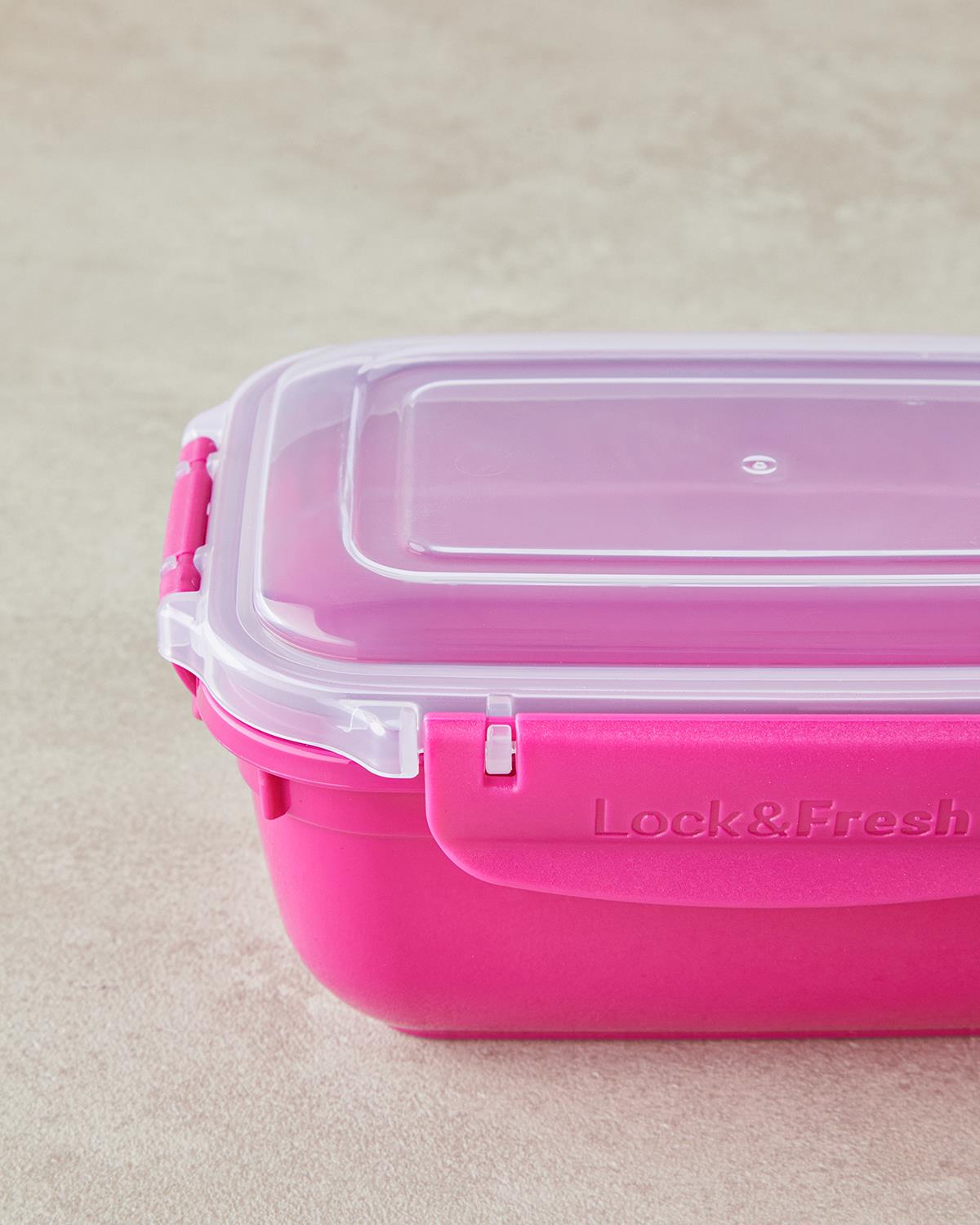 Master Lock Кутия За Съхранение 2 бр. Пластмаса 400 + 800 мл Розов