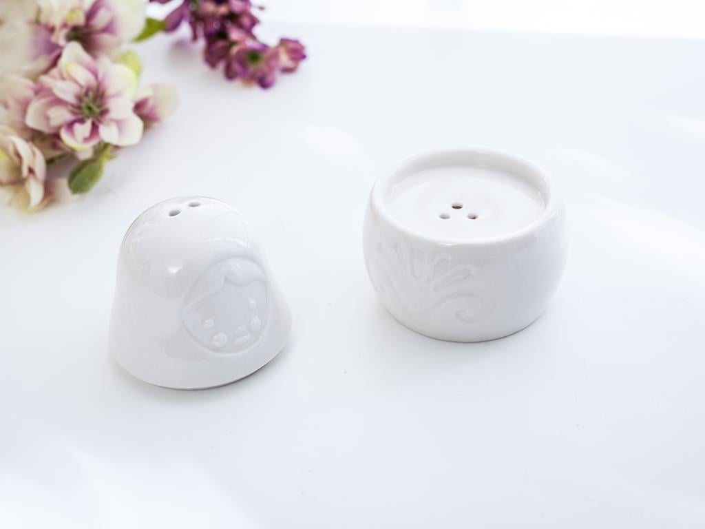 Matryoshka Съд за Поправки Керамичен White