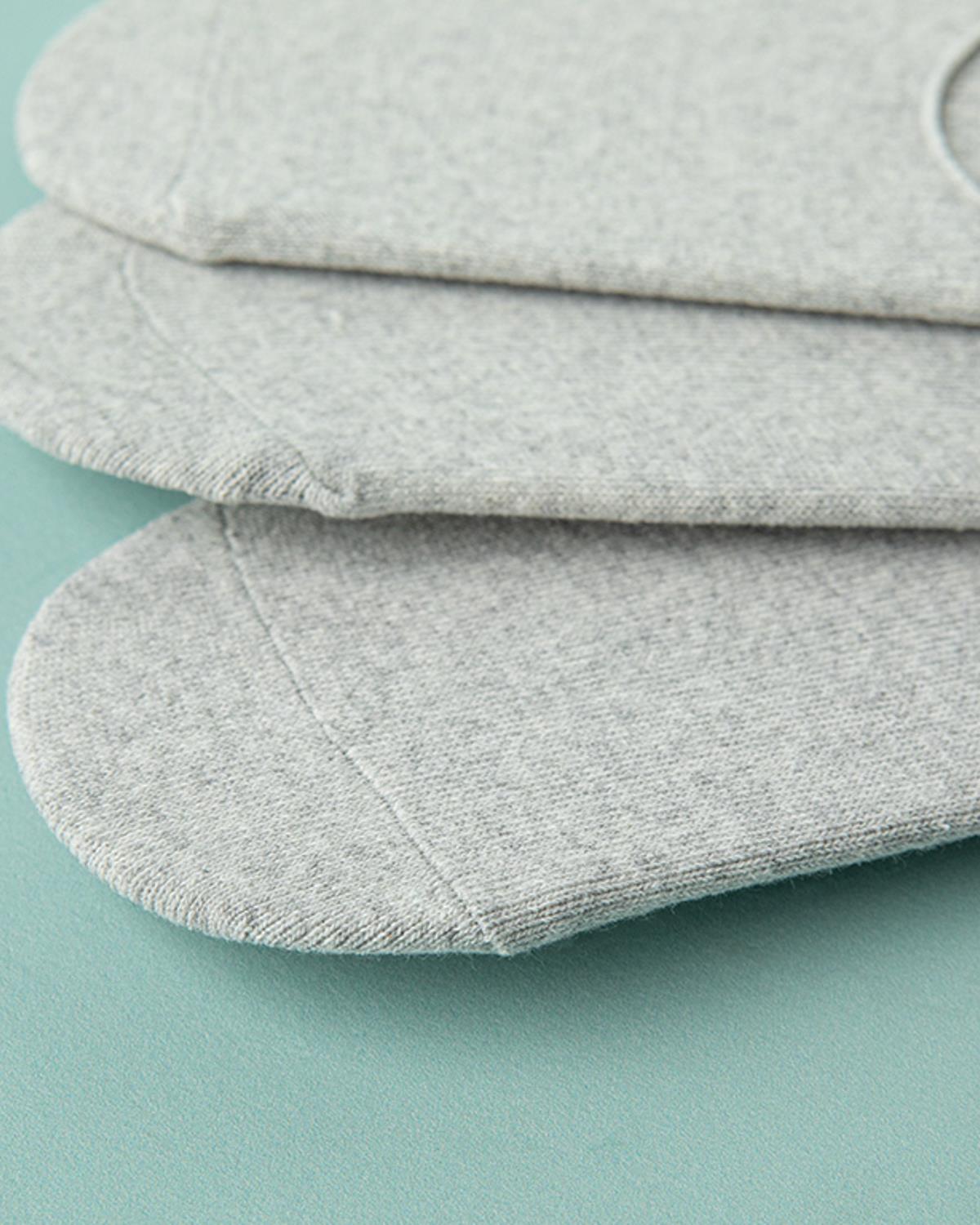 Max Чорапи Бабет Мъжки 3 Бр., Памучен Полиестер, Сиво, 40-44