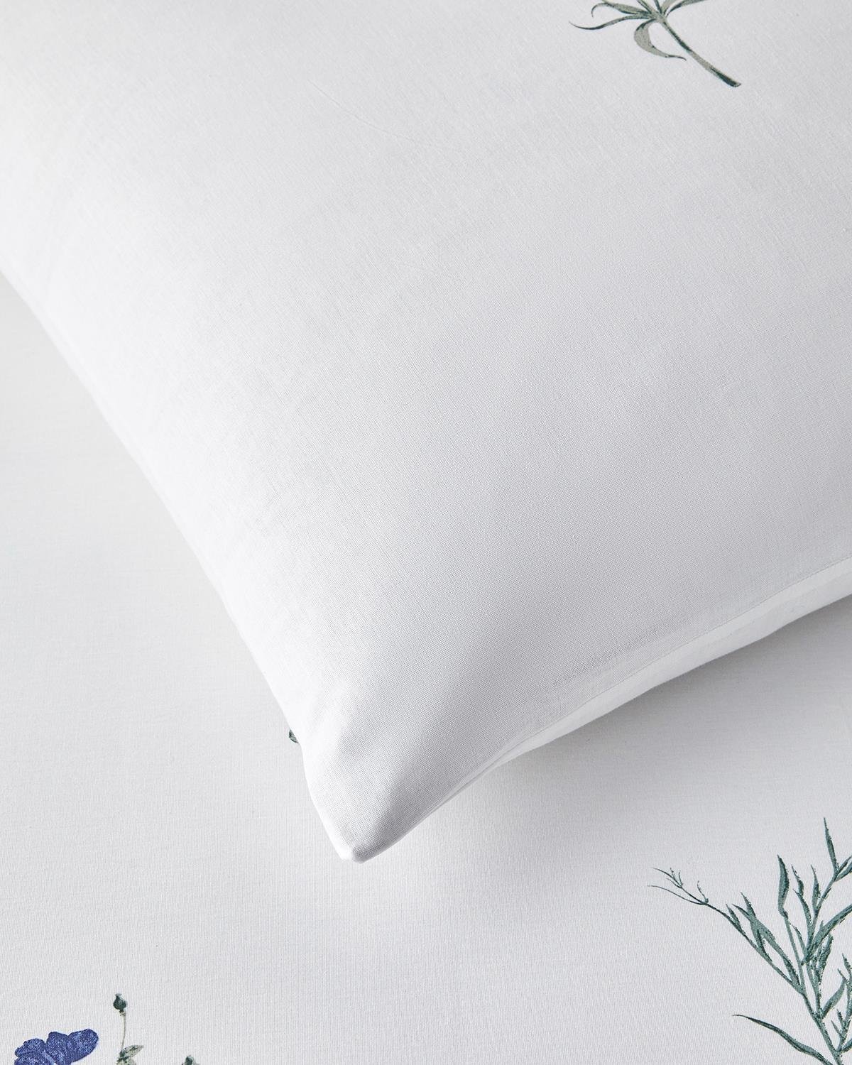 Спален Комплект Единичен Памук 160x220 см Оранжев - Син