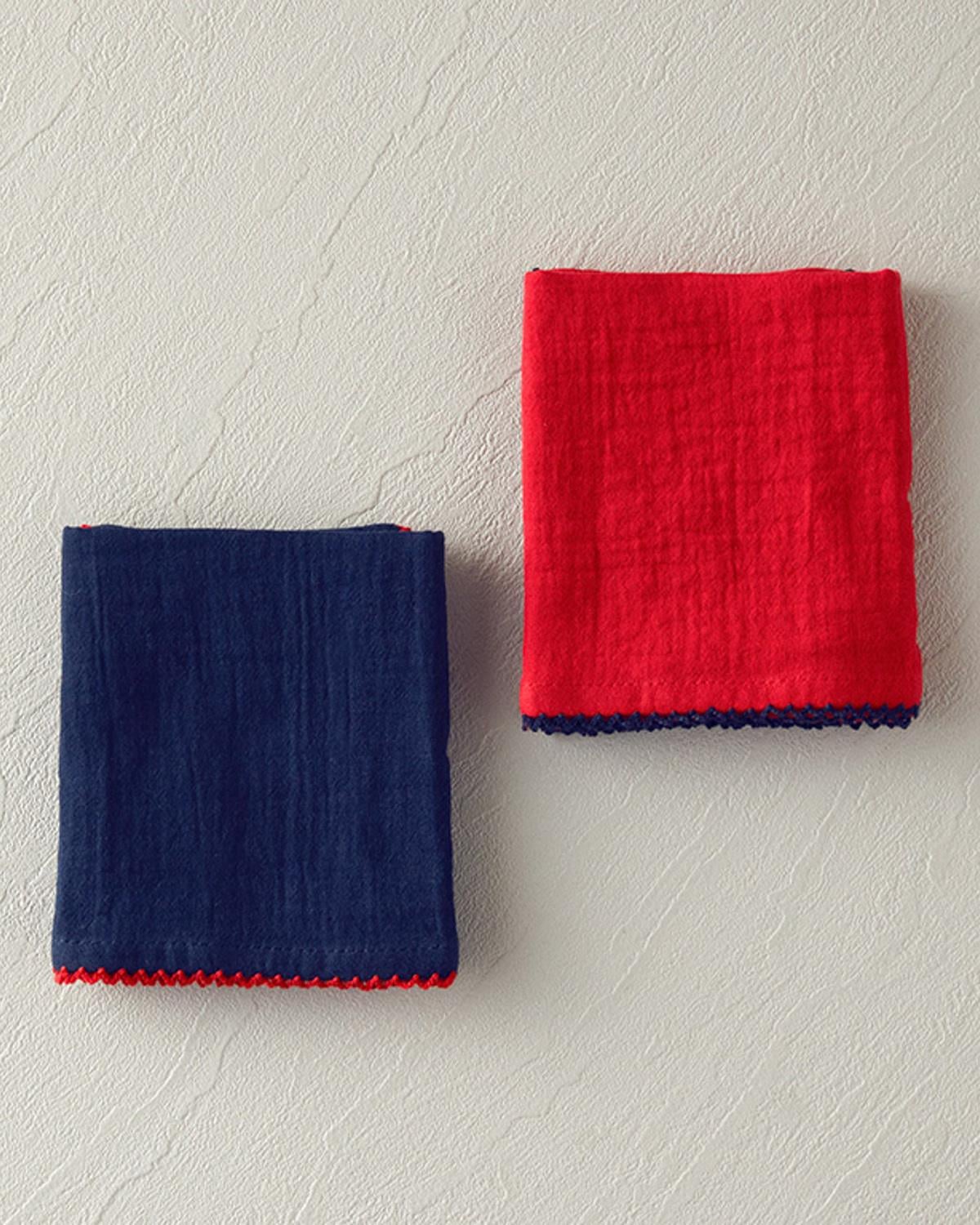 Melika Кърпа За Сушене 2 бр. Памук 30x50 см Червен