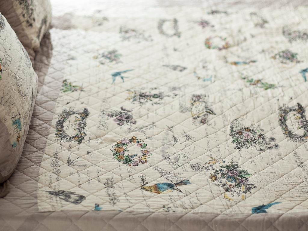Mila ПОКРИВКА ЗА ЛЕГЛО К Двоен Country 240x260 cm Beige