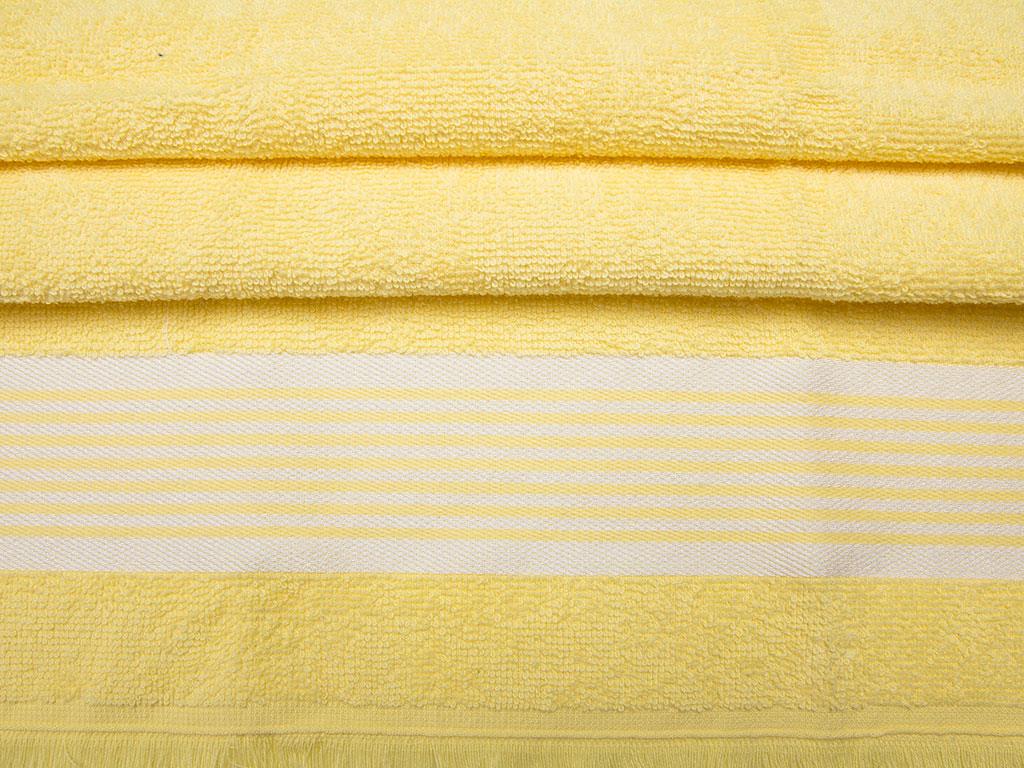 Mimosa КЪРПА ЗА ИЗСУШАВАНЕ 2 комплекта Памучен 40x60 cm White-Yellow