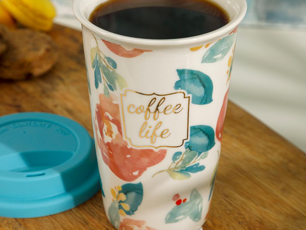Mint Rose TRAVEL MUG New Bone 350 ml Mint