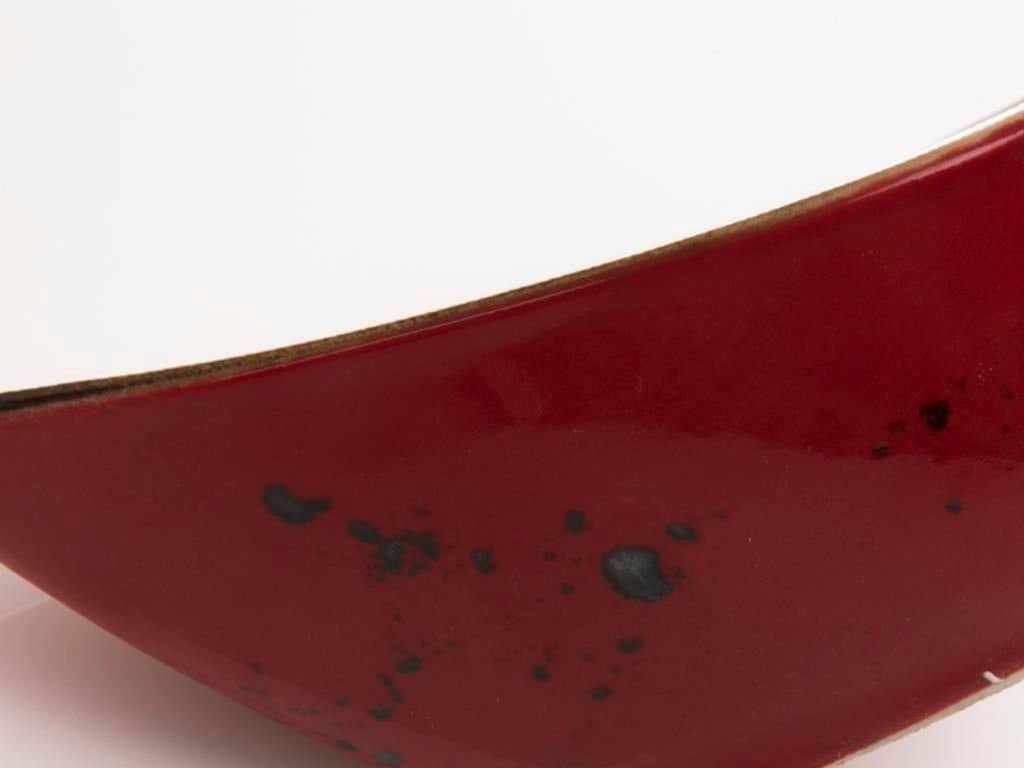 Miny Купа за Сос Порцелан 11 cm Red