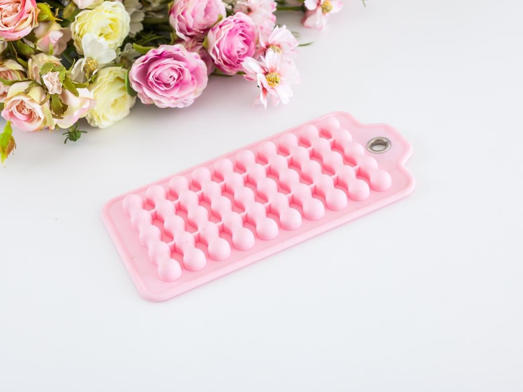Molly КОНТЕЙНЕР ЗА ЛЕД Многофункционално Силикон 21,0x10,0x1,2 cm Pink