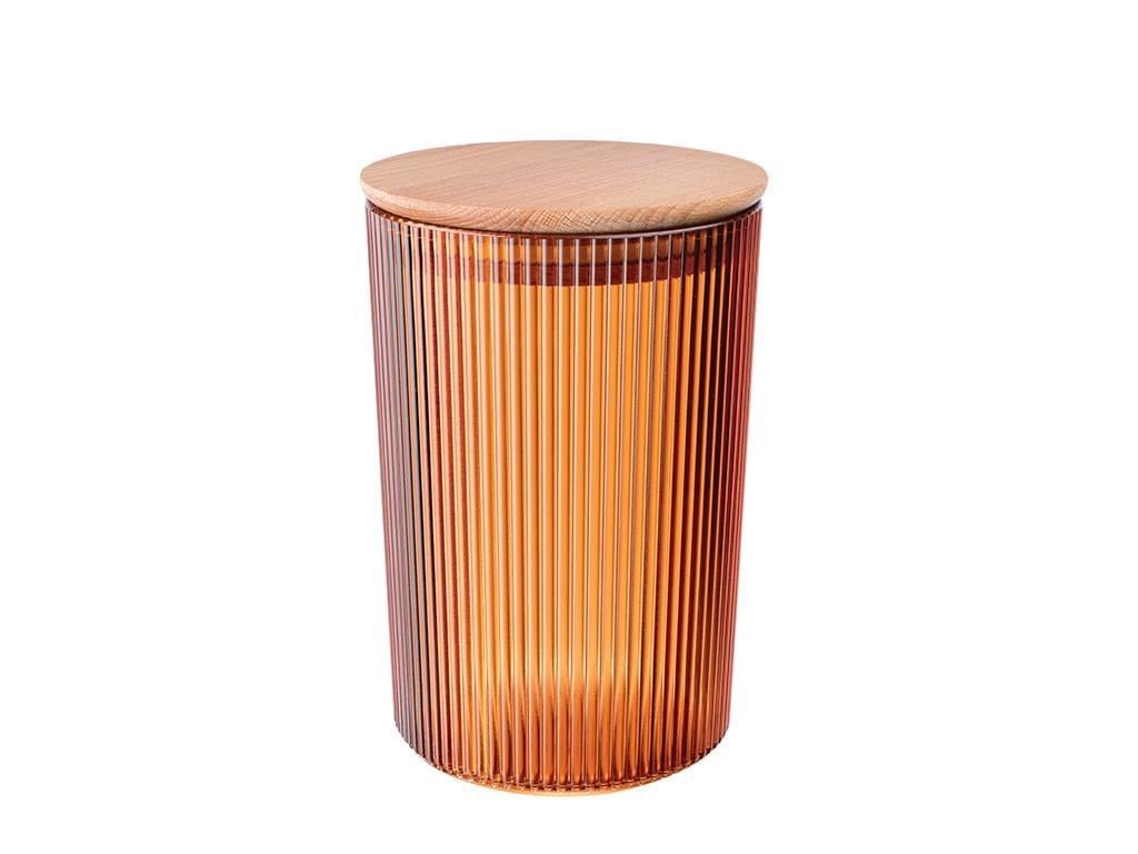 Mona Кутия За Съхранение 2 бр. Пластмаса 1500 мл Кехлибар