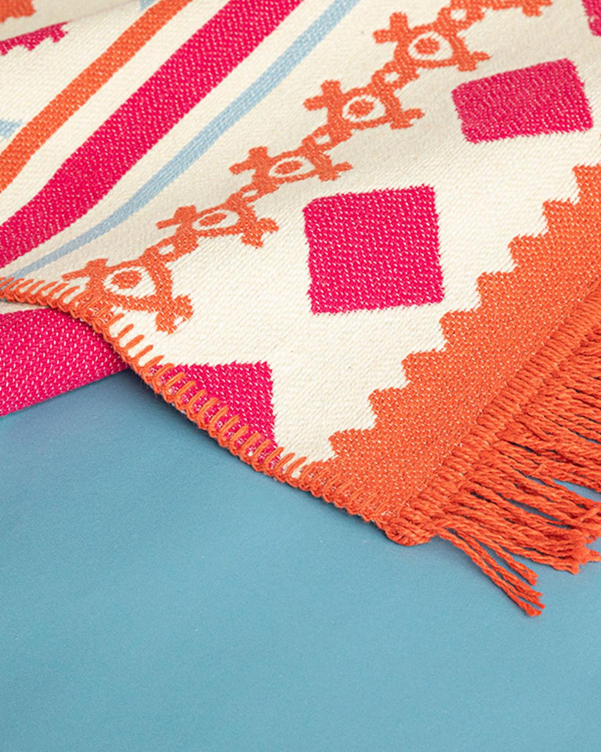 Multi Colors Килим Тъкан 120x180 см Червен