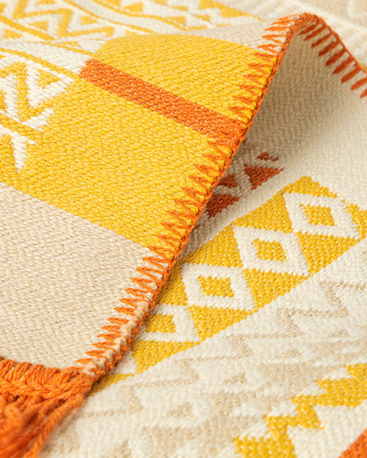 Multi Colors Килим Тъкан 60x100 см Оранжев