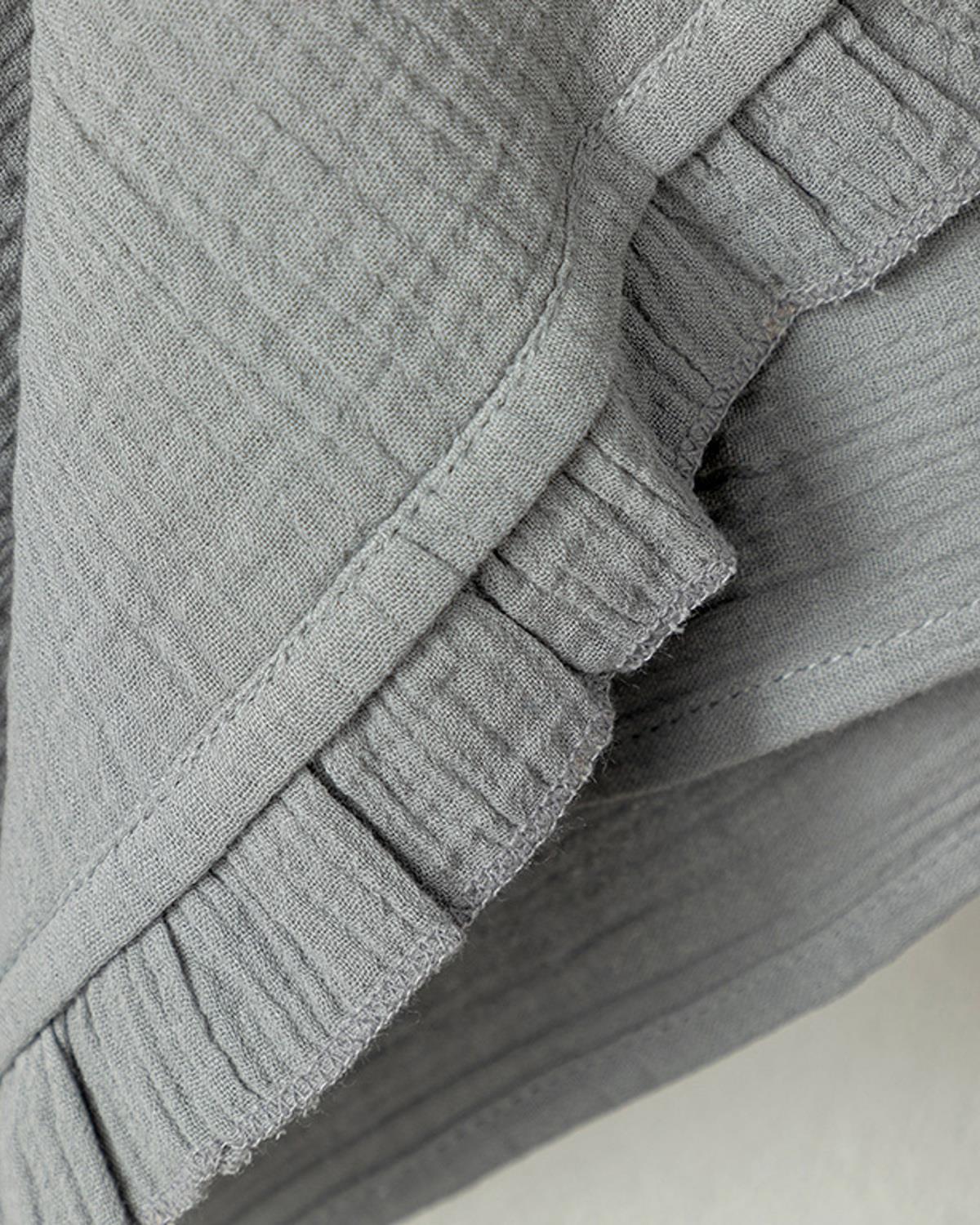 Müslin КЪРПА ЗА ИЗСУШАВАНЕ С излишъци Памучен 40x60 cm Gray