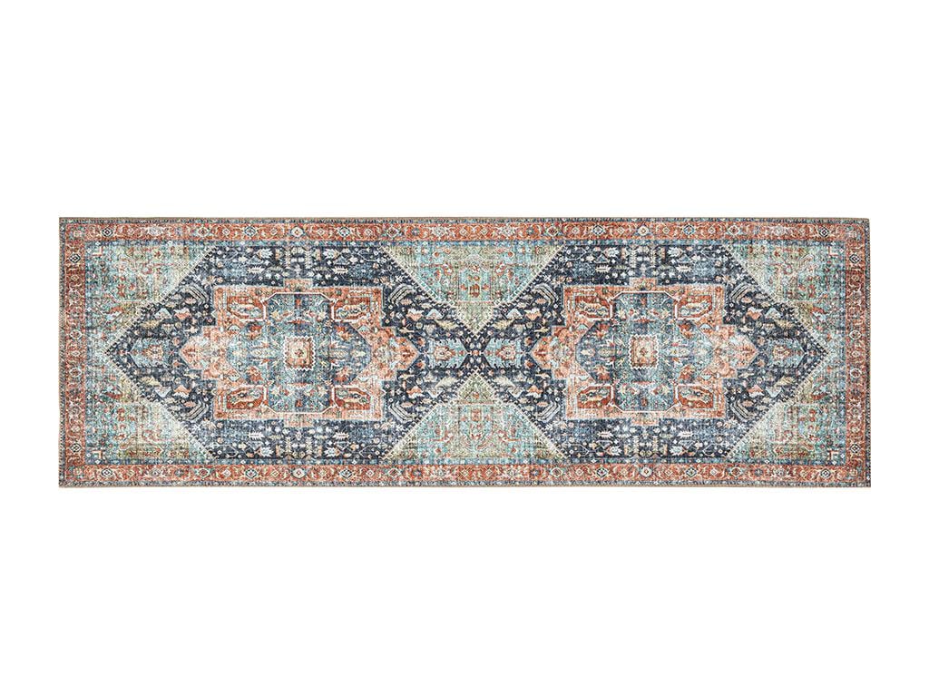 Mystic Тъкан 80x250 cm Оранжево - тъмно синьо