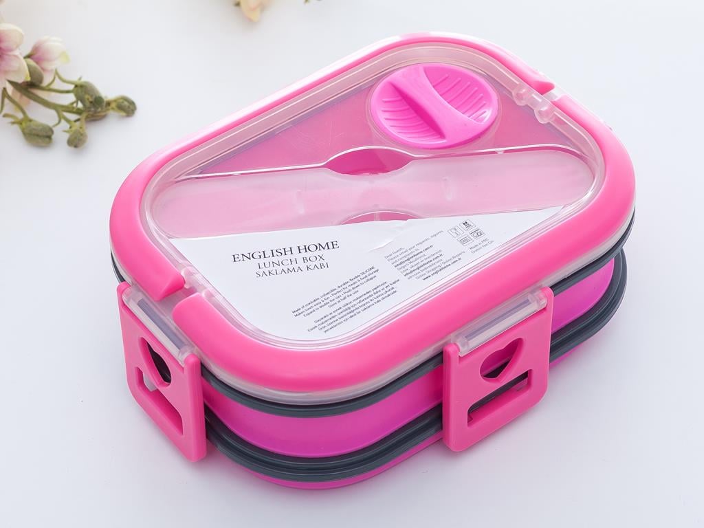 Nancy КУТИЯ ЗА СЪХРАНЕНИЕ С капак Силикон Pink