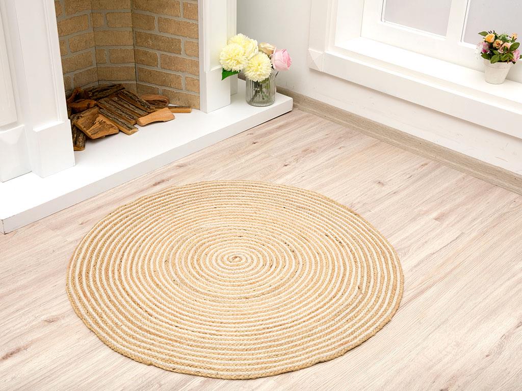 Natural КИЛИМ Юта 90 cm White-Ecru