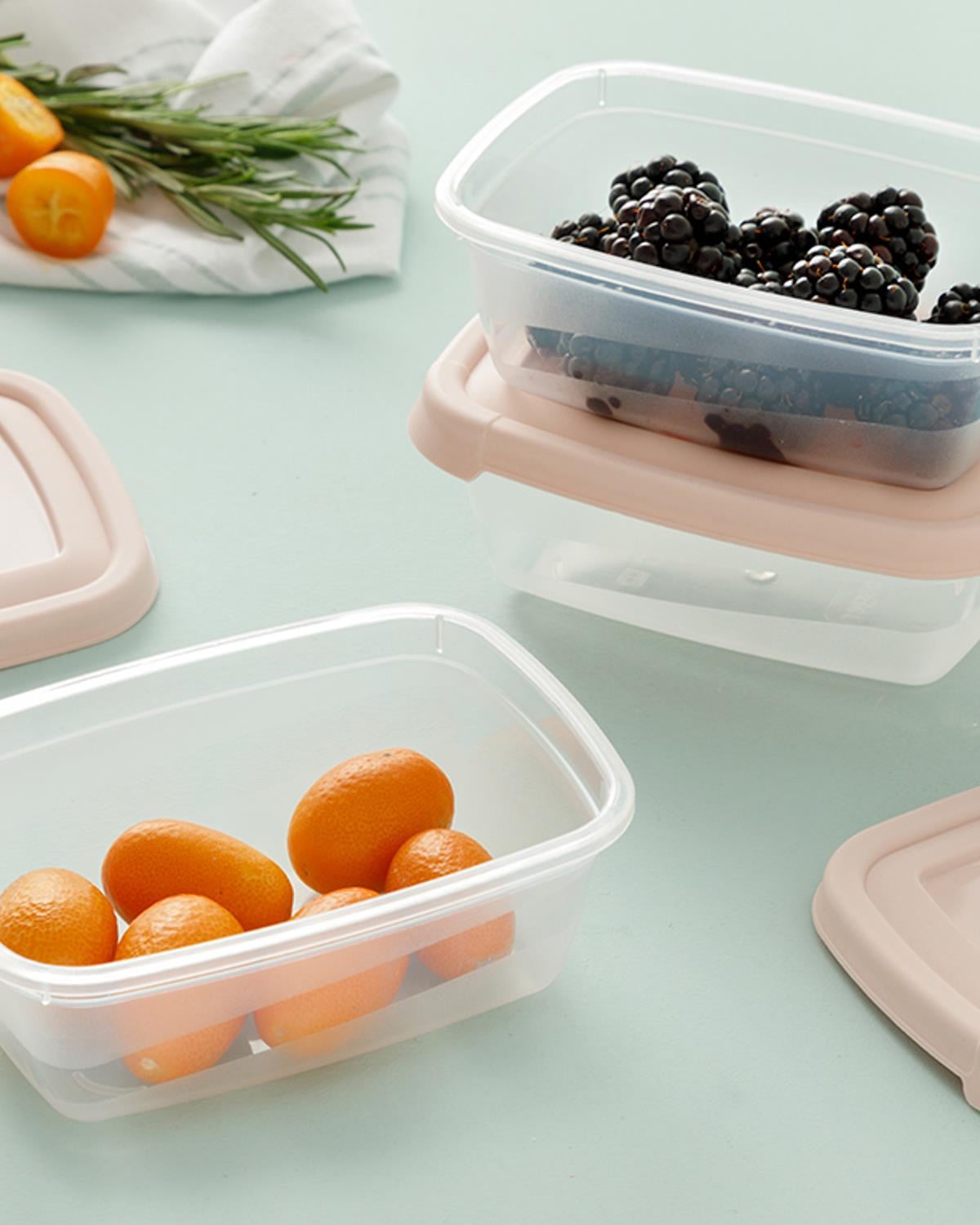 Navy Комплект Кутии За Съхранение 5 бр. Пластмаса 5x300 мл Пудра