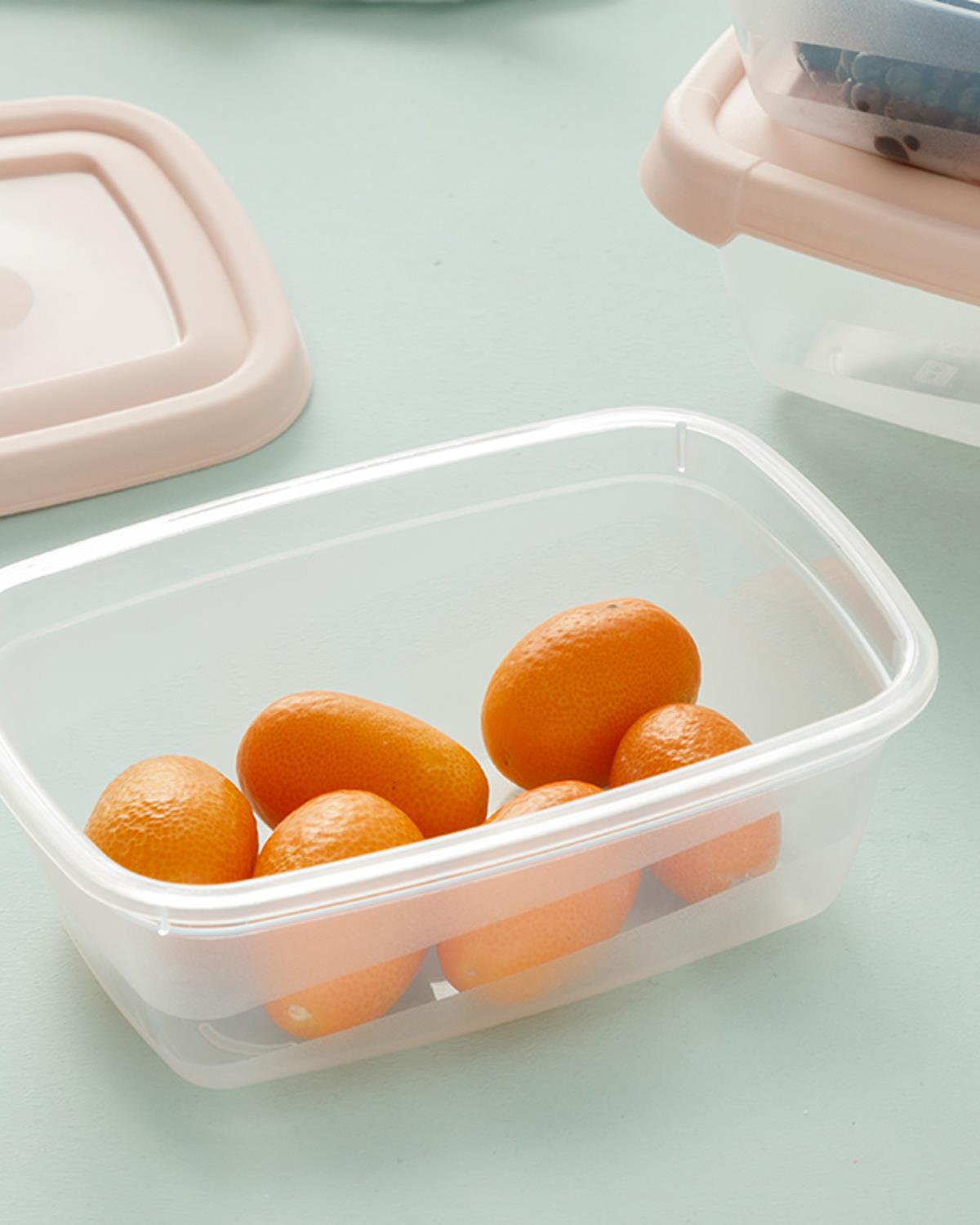 Navy Комплект Кутии За Съхранение 5 бр. Пластмаса 5x300 мл Пудра