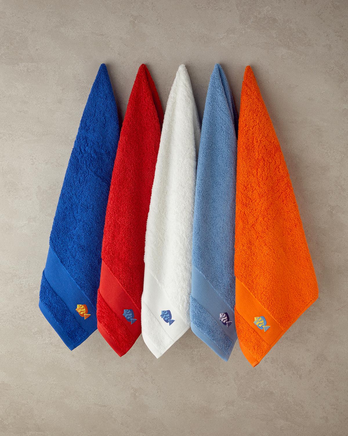 Nemo Кърпа За Лице С бродерия Памучен 50x80 см Син
