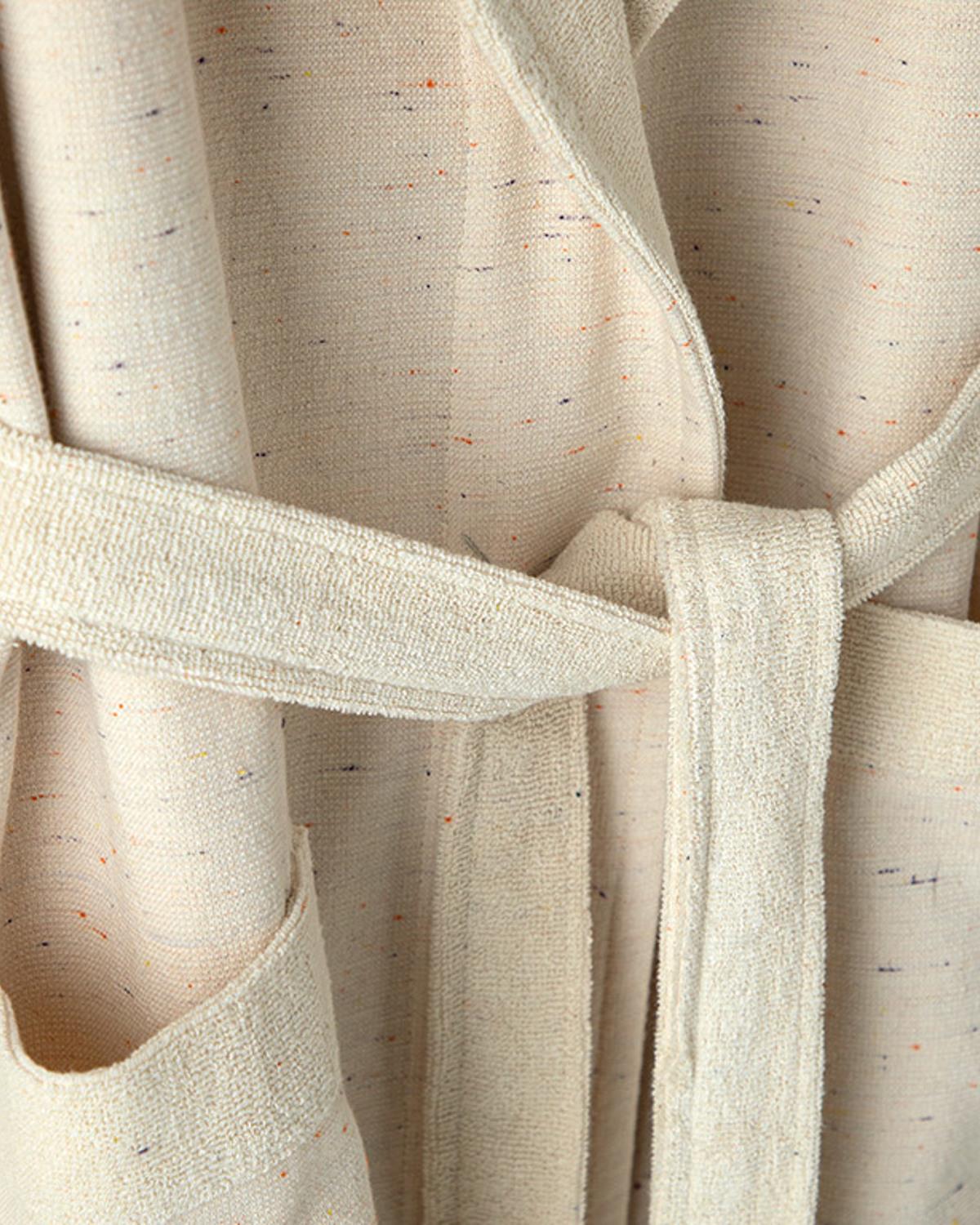 Nope Халат Шал Яка, Памучен Полиестер, Бежово, S-M