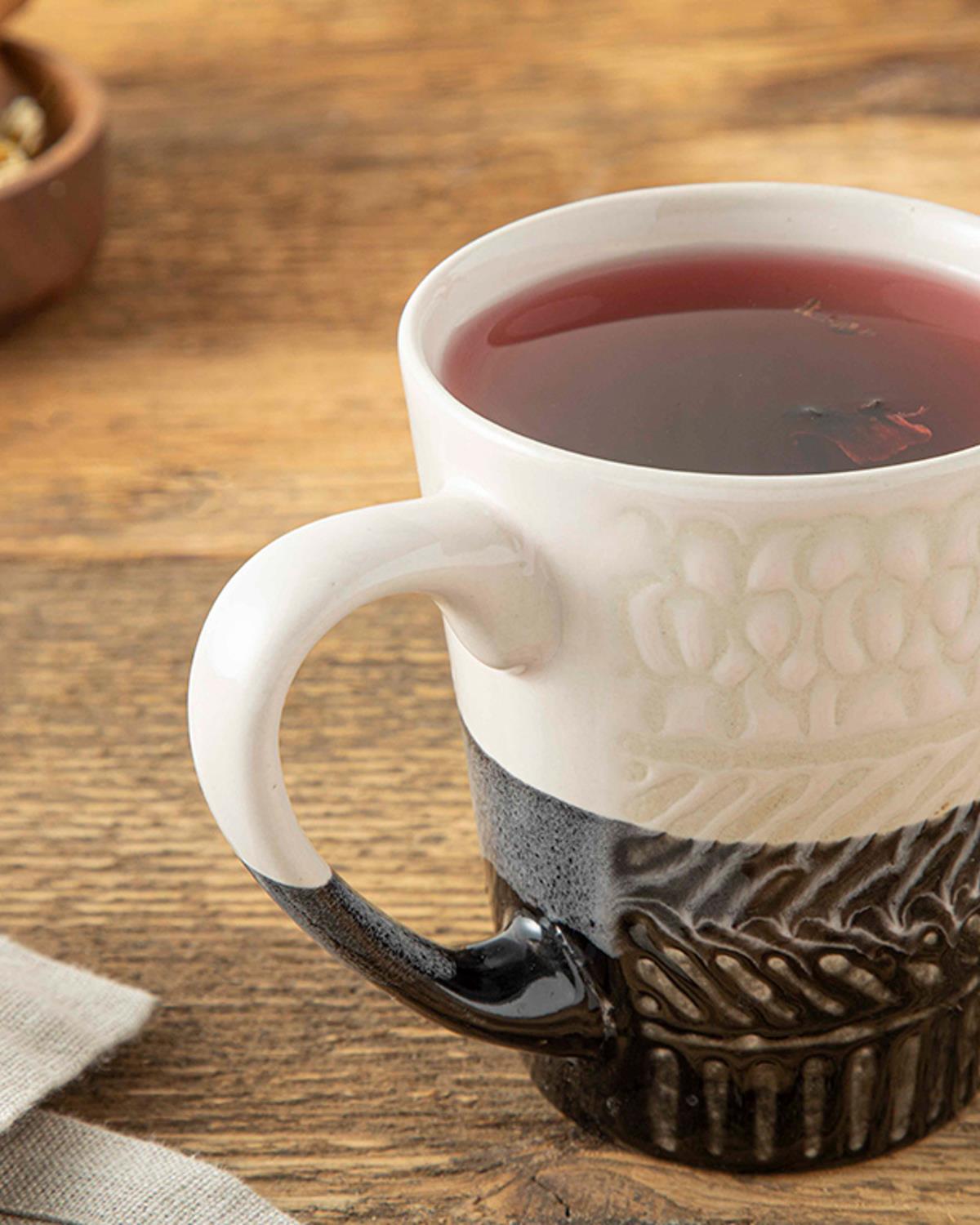 Nora Чаша Stoneware, Черно, 300 Ml