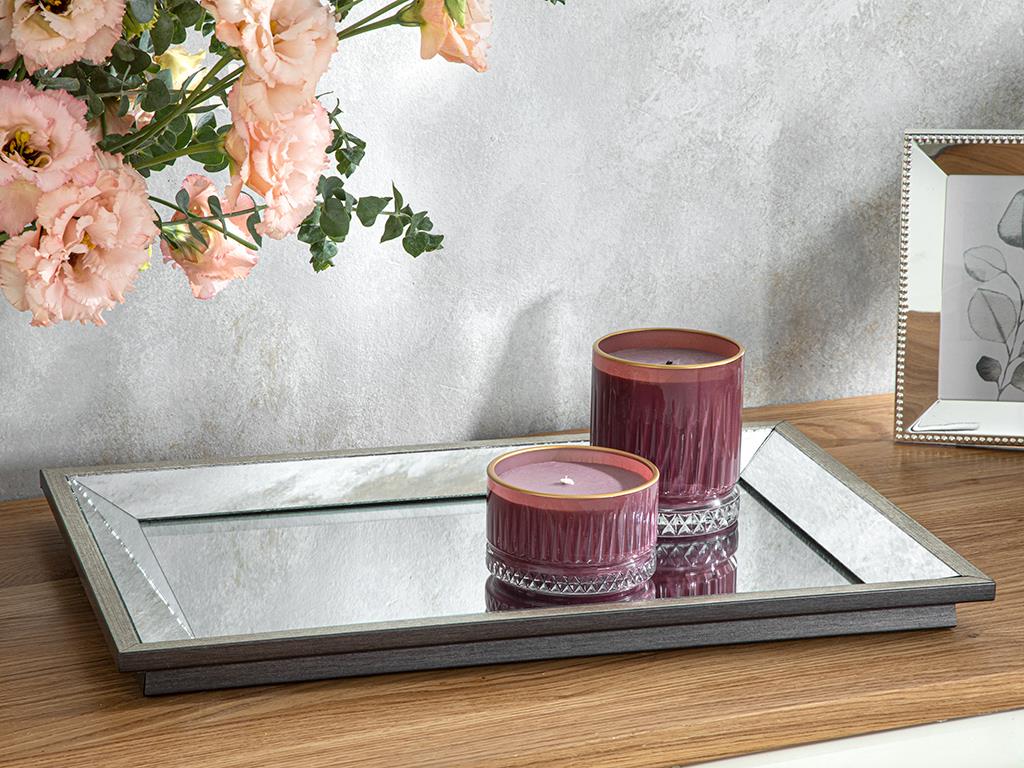 Nova ДЕКОРАТИВНА ТАБЛА С огледало 29x44 cm Сребристо