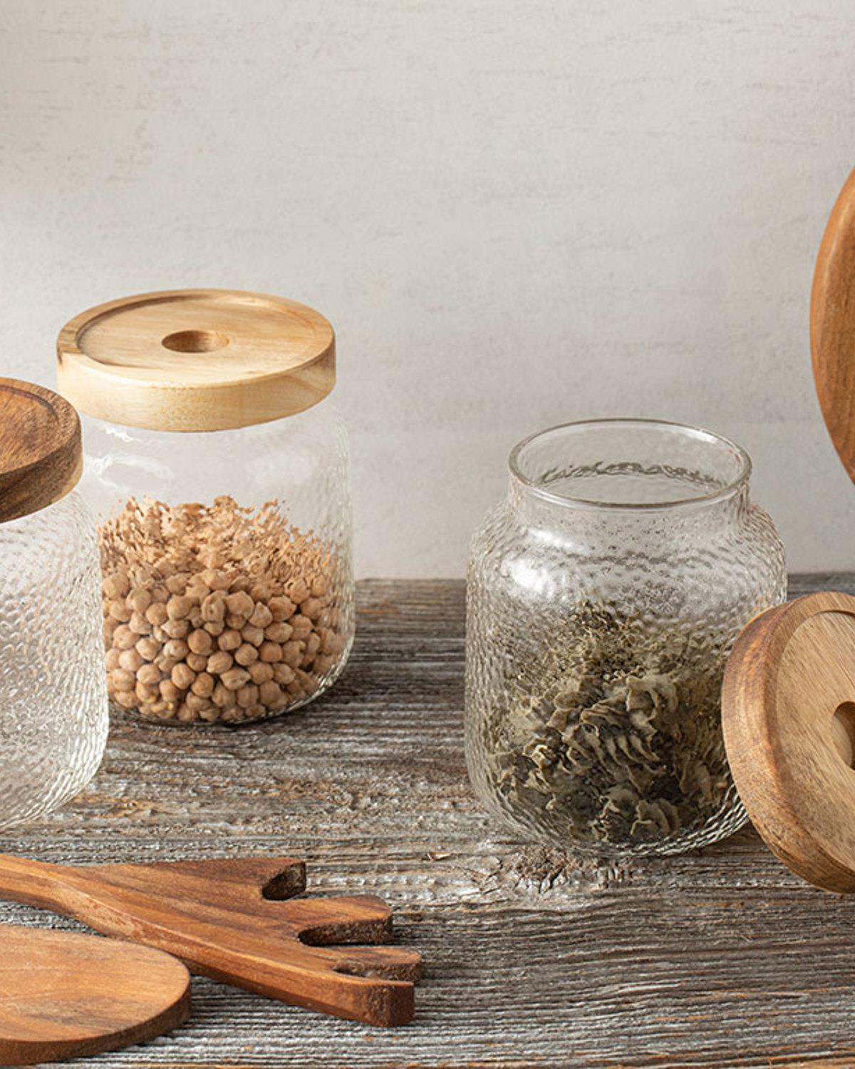 Oasis Буркан 3 бр. Боросиликат 500 мл Прозрачен