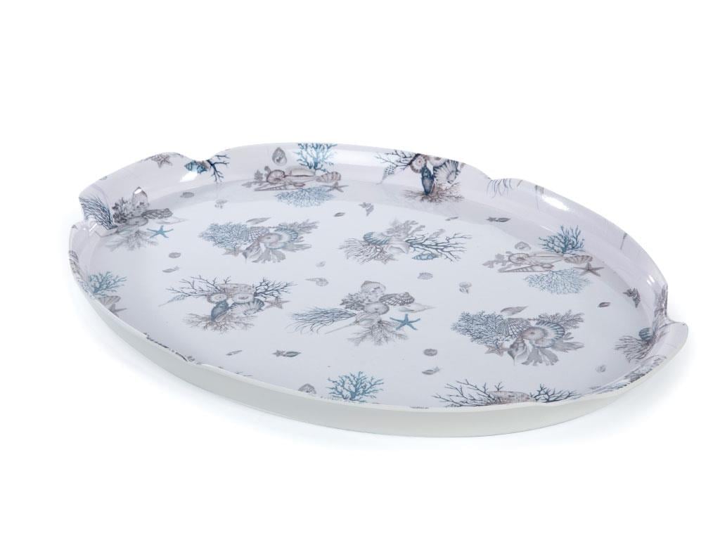 Oceanik ТАБЛА Овална Меламин 43x29 cm Beige