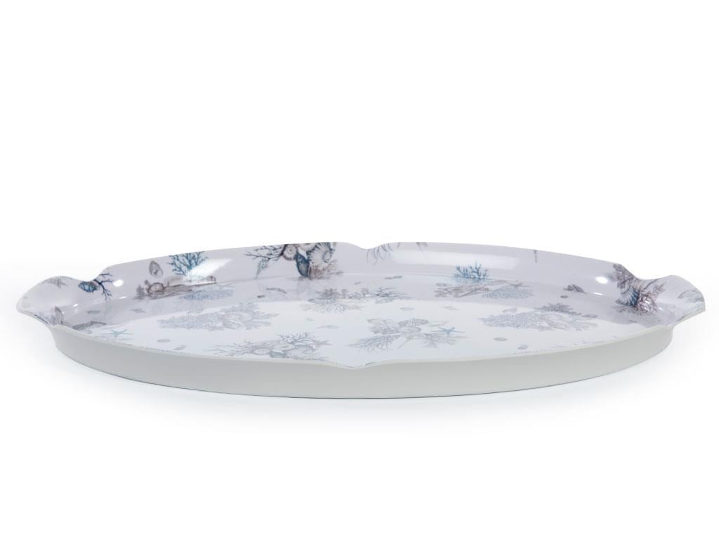 Oceanik ТАБЛА Овална Меламин 43x29 cm Beige