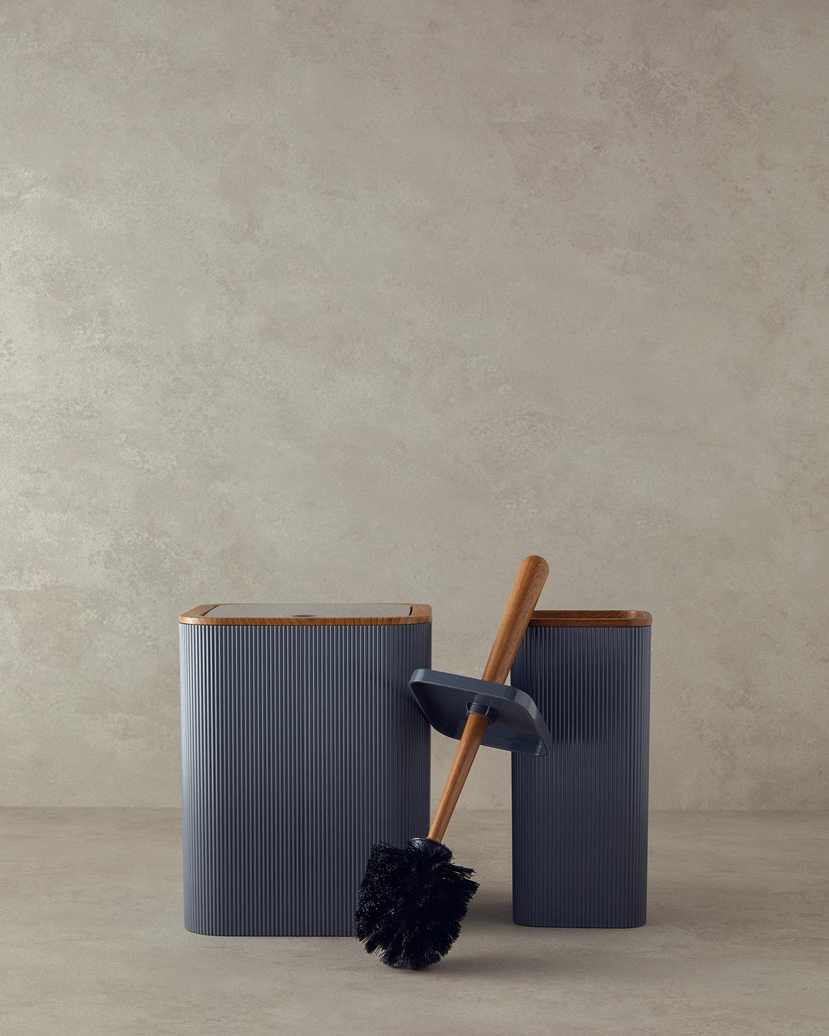 Olivia Комплект За Баня 2Бр., Антрацит, 0