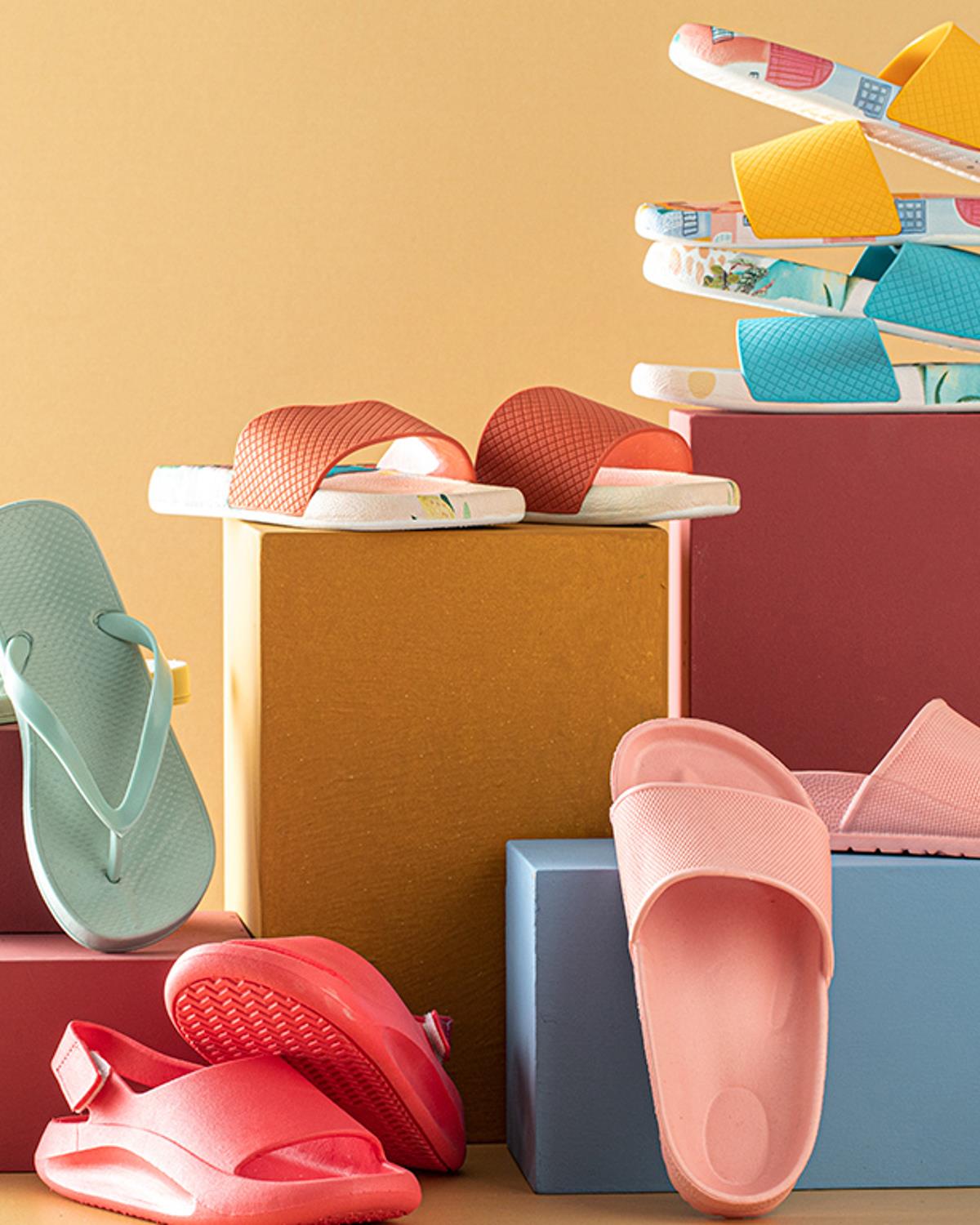 Olivia Улични Чехли Дамски, Тъмно Жълто, 37