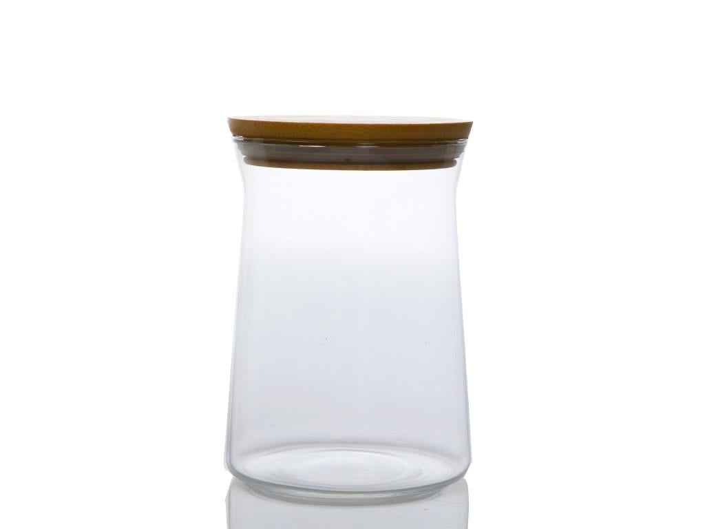 Olla КУТИЯ ЗА СЪХРАНЕНИЕ Голяма Бамбук 1000 ml Beige