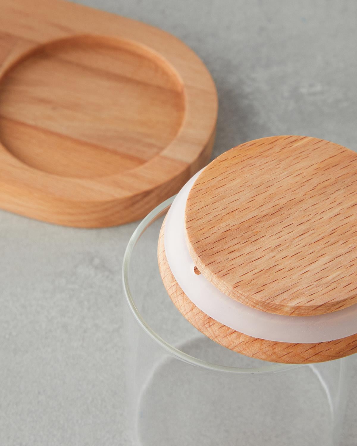 Oscar Съд За Подправки 3 бр. Боросиликат 24x8 см Прозрачен