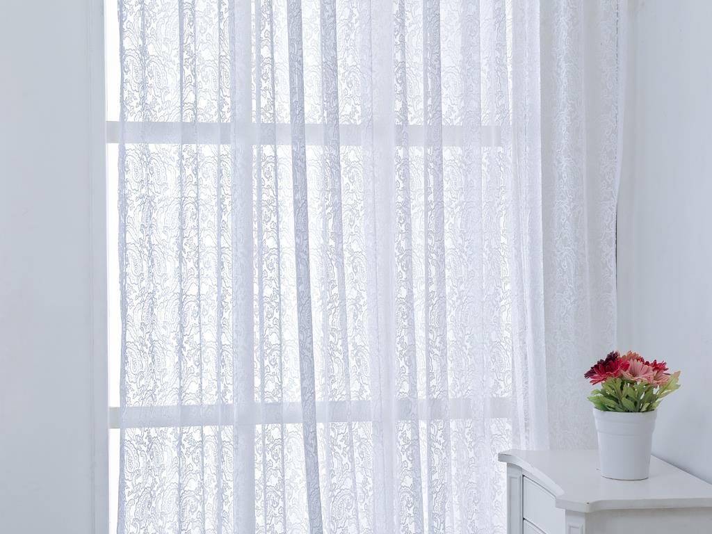 Paisley ТЮЛ ПЕРДЕ Плетиво White