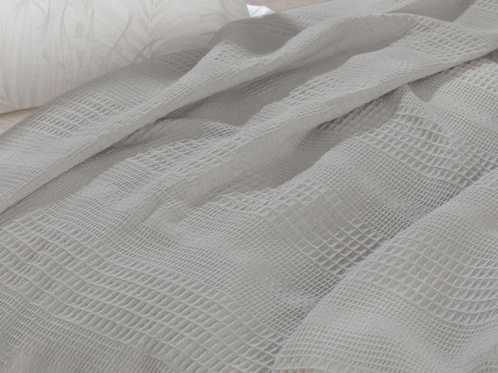 Palm ПОКРИВКА КОМПЛЕКТ Двоен човек Отпечатано 200x220 cm Gray