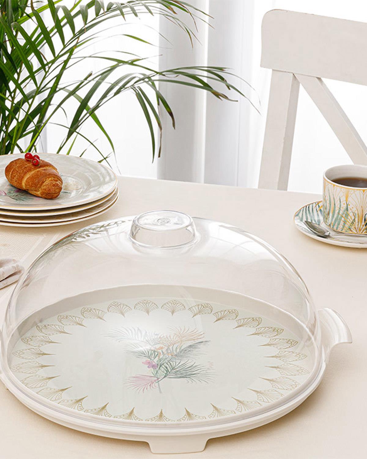 Palm Фанус За Кекс С капак Меламин 31 см Зелен