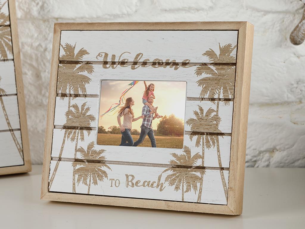 Palm Trees РАМКА Мдф White