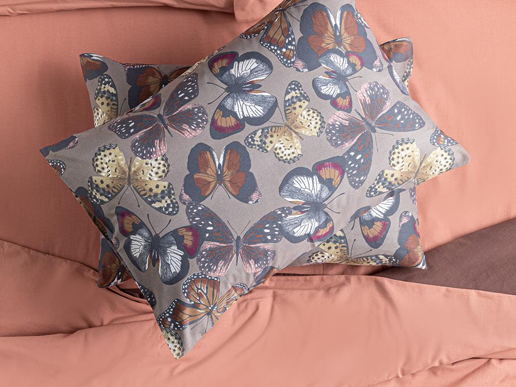 Papilions Калъфка За Възглавница 2 бр. Памучен 50x70 см Brown
