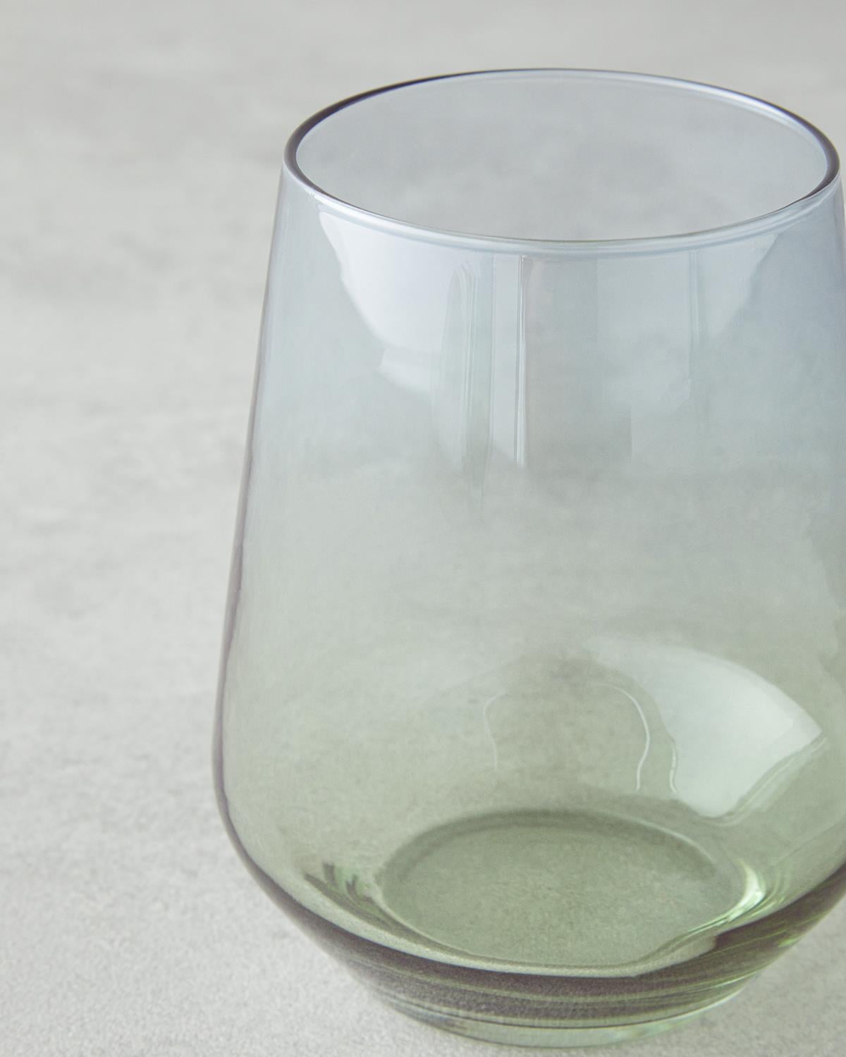 Paradise Чаша 3 бр. Стъкло 425 мл Син - Зелен