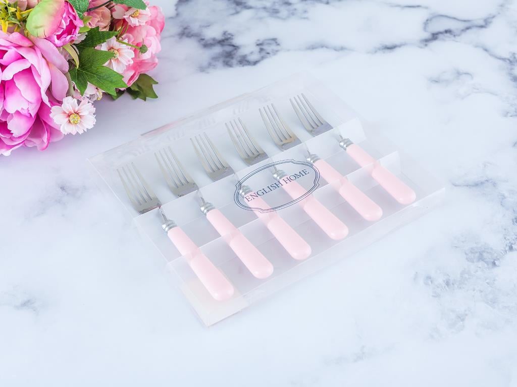 Pastel Lovers ВИЛИЦА 6 бр. Неръждаема стомана 2 mm Pink