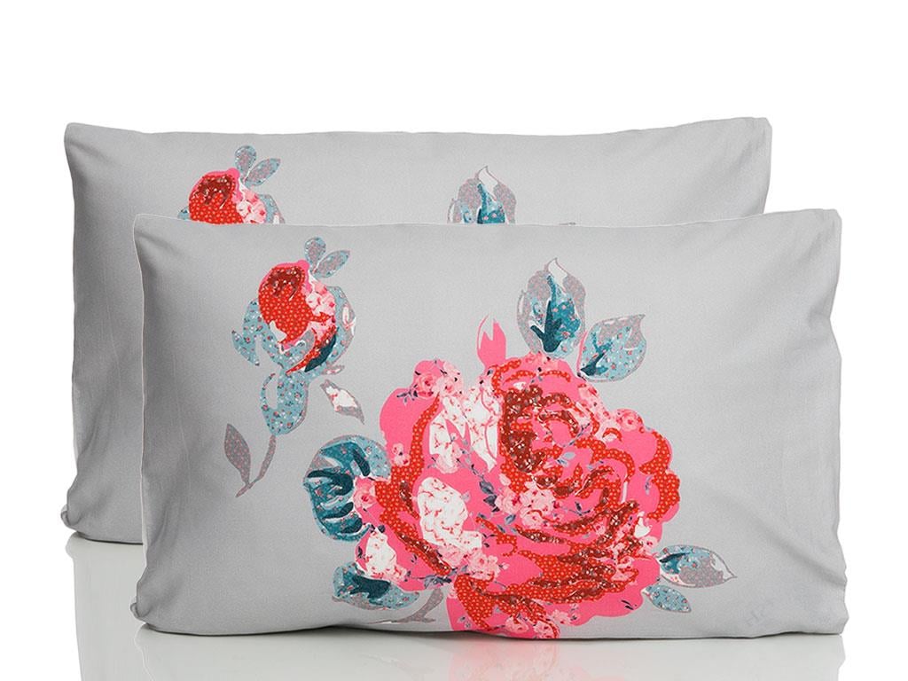 Patchy Patch КЪЛЪФКА ЗА ВЪЗГЛАВНИ 2 броя пано Памучен 50x70 cm Red