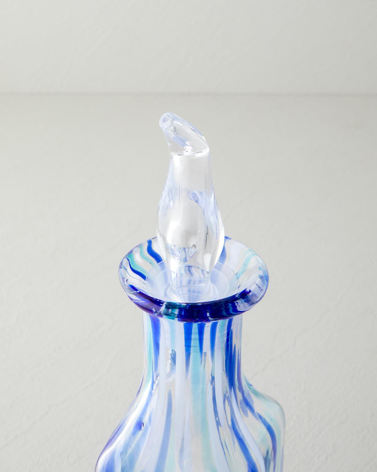 Pattern Шише За Олио Стъкло 450 мл Син