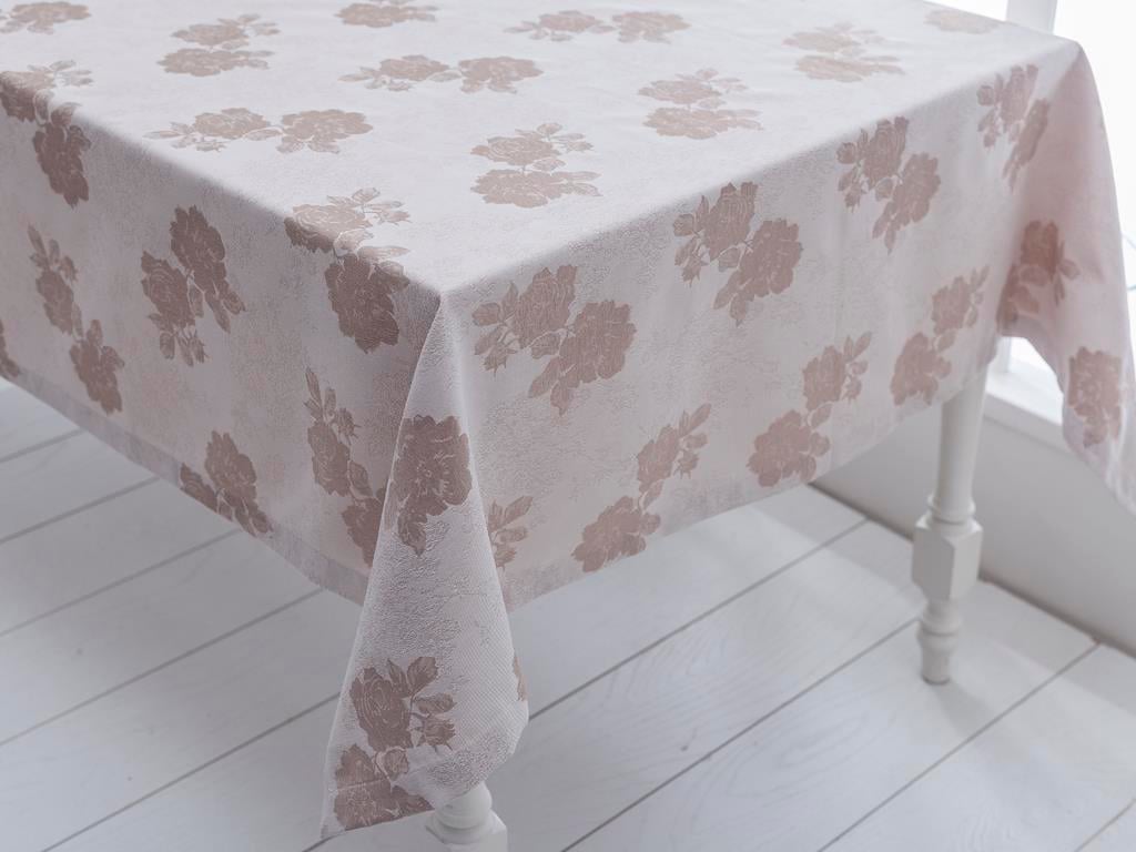 Pavia Покривка за Маса Тъкан Жакардов 150x260 cm Light Beige