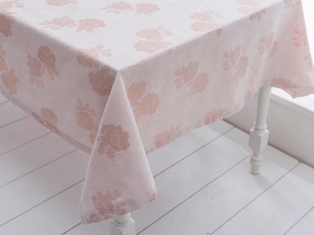 Pavia Покривка за Маса Тъкан Жакардов 150x260 cm Light Salmon
