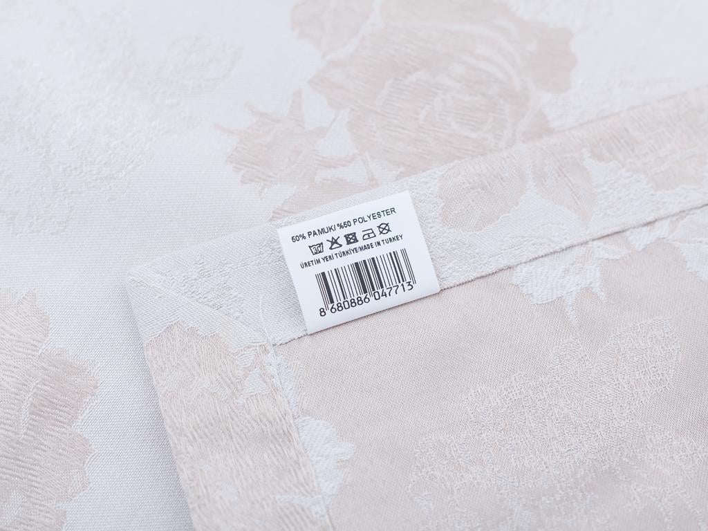 Pavia Покривка за Маса Тъкан Жакардов Light Beige