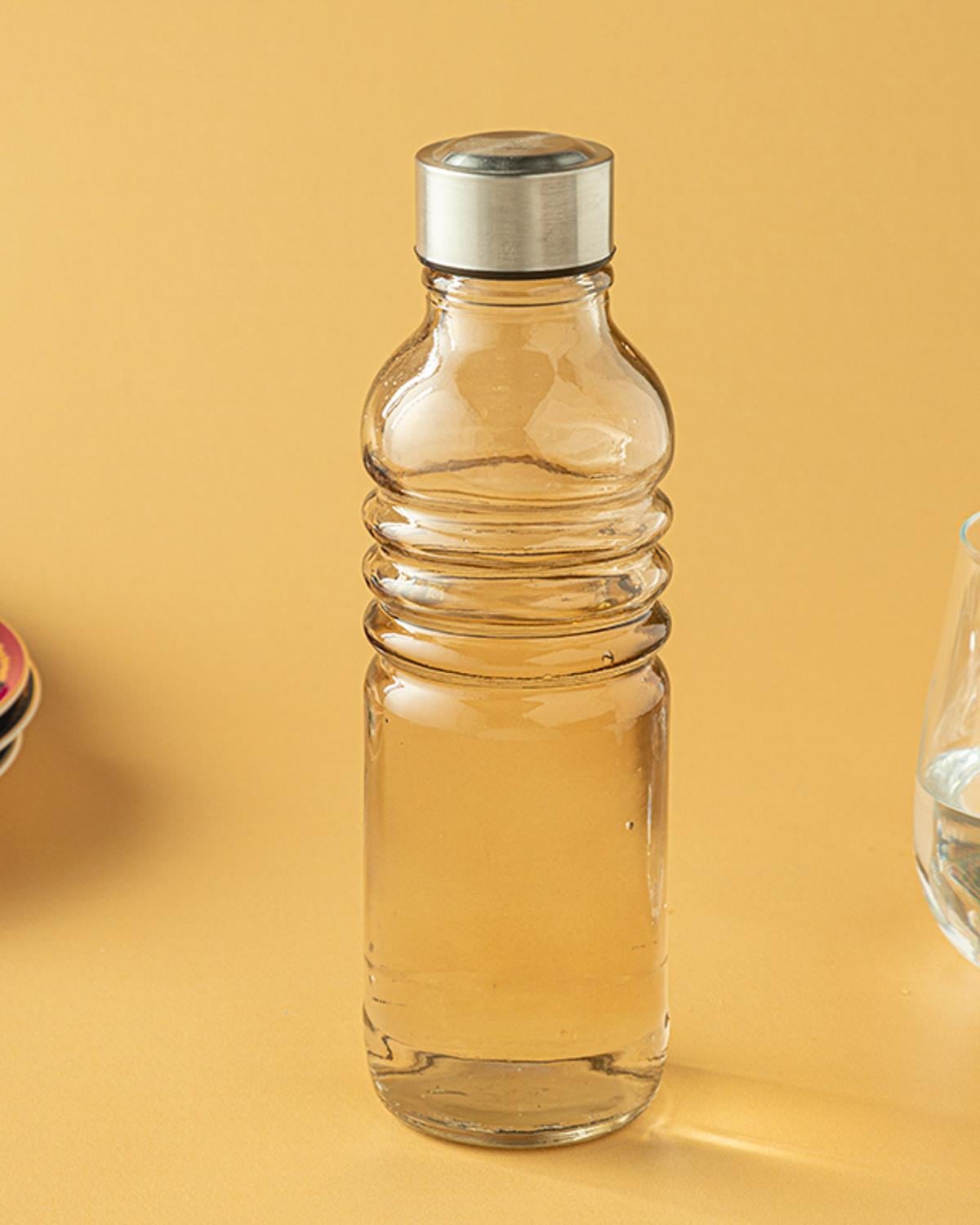 Pearly Шише Стъкло, Кафяво, 500 Ml