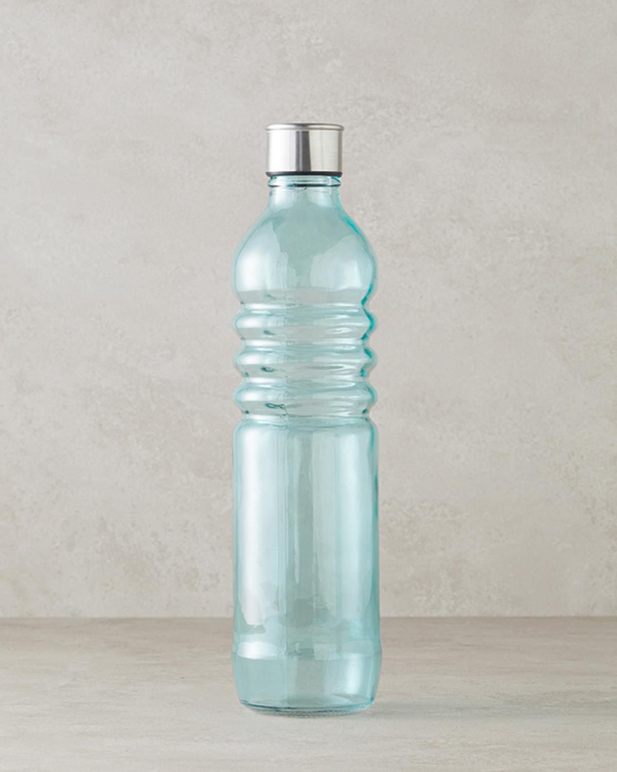 Pearly Шише Стъкло, Синьо, 500 Ml