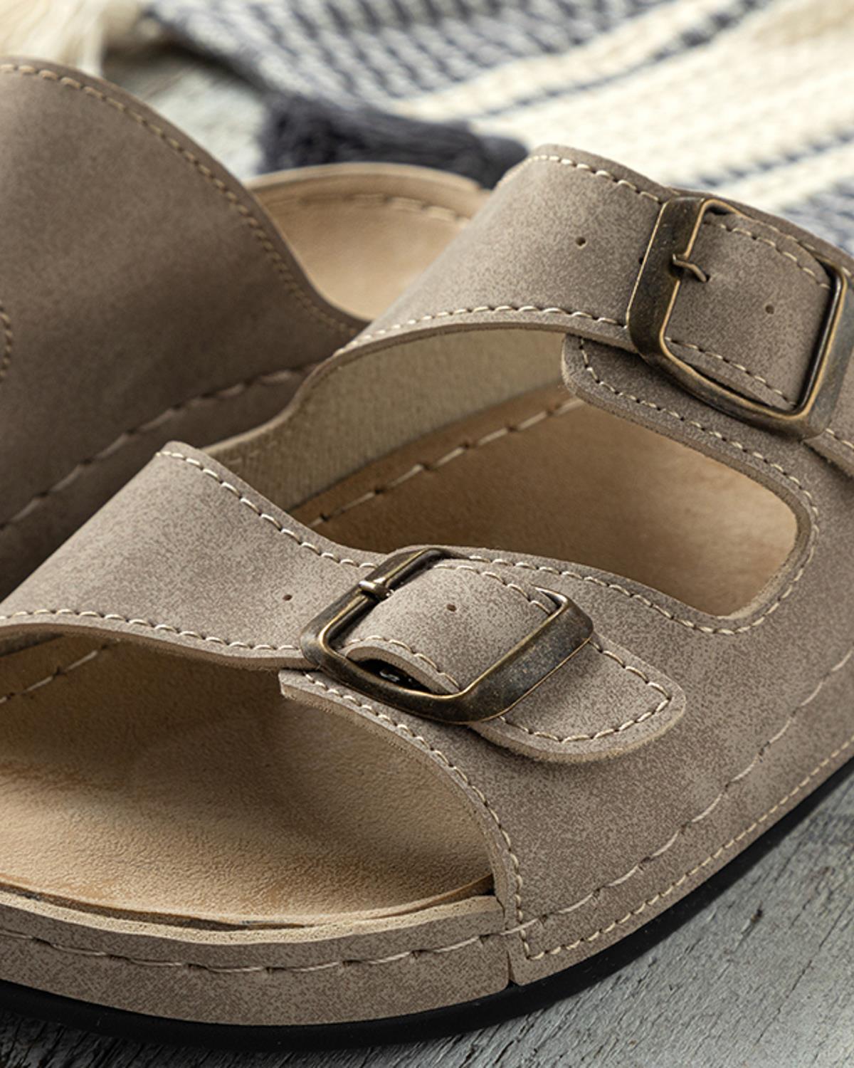 Pedro Улични Чехли Мъжки, Гофре, Бежово, 40