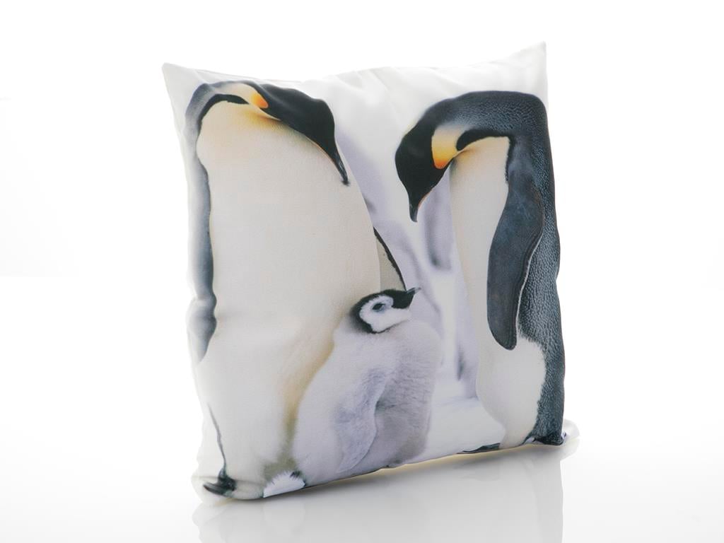 Penguin ВЪЗГЛАВНИЦА Незапълнен Дигитална щампа 40x40 cm White