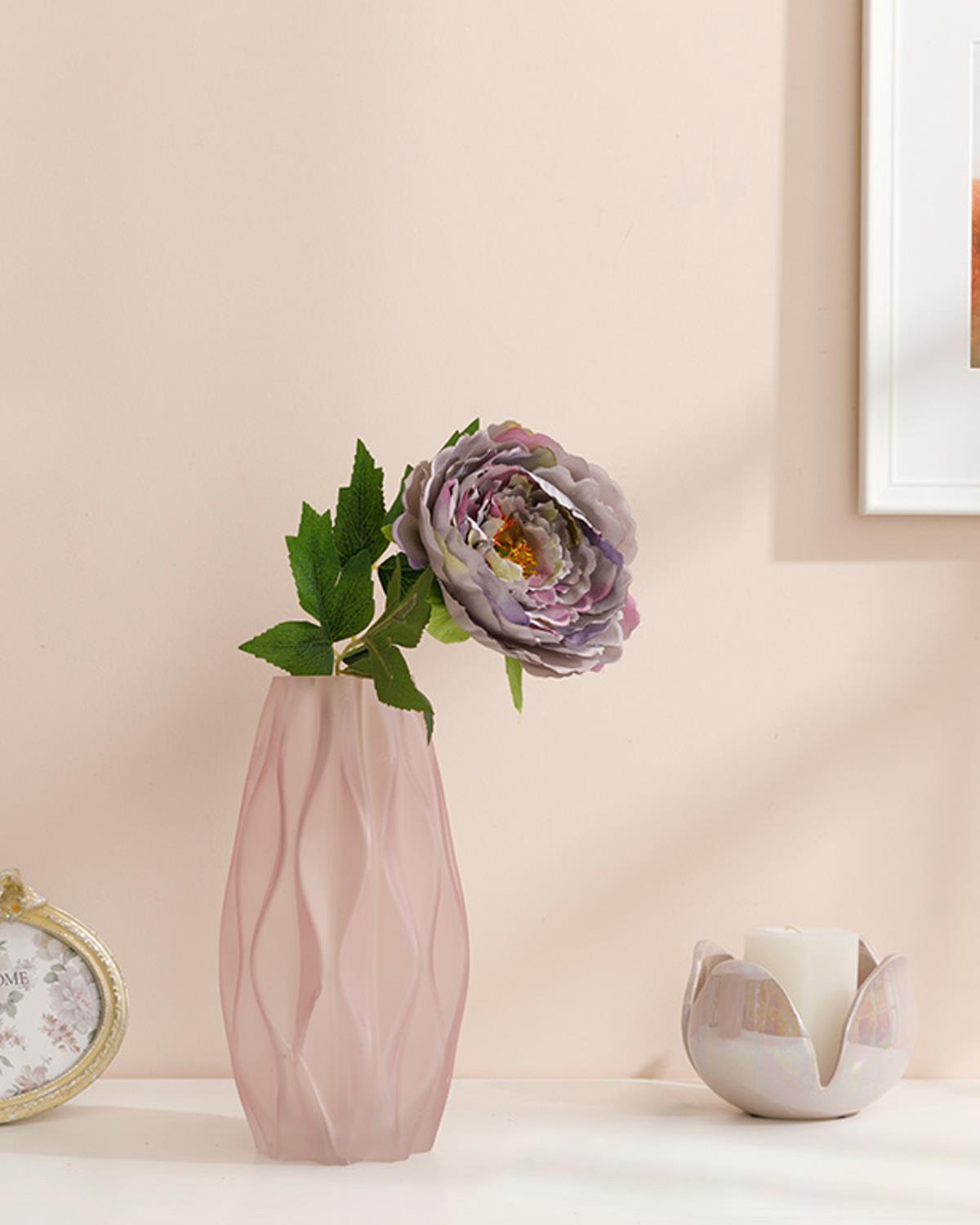 Peony Изкуствено Цвете 45 см Светловиолетов