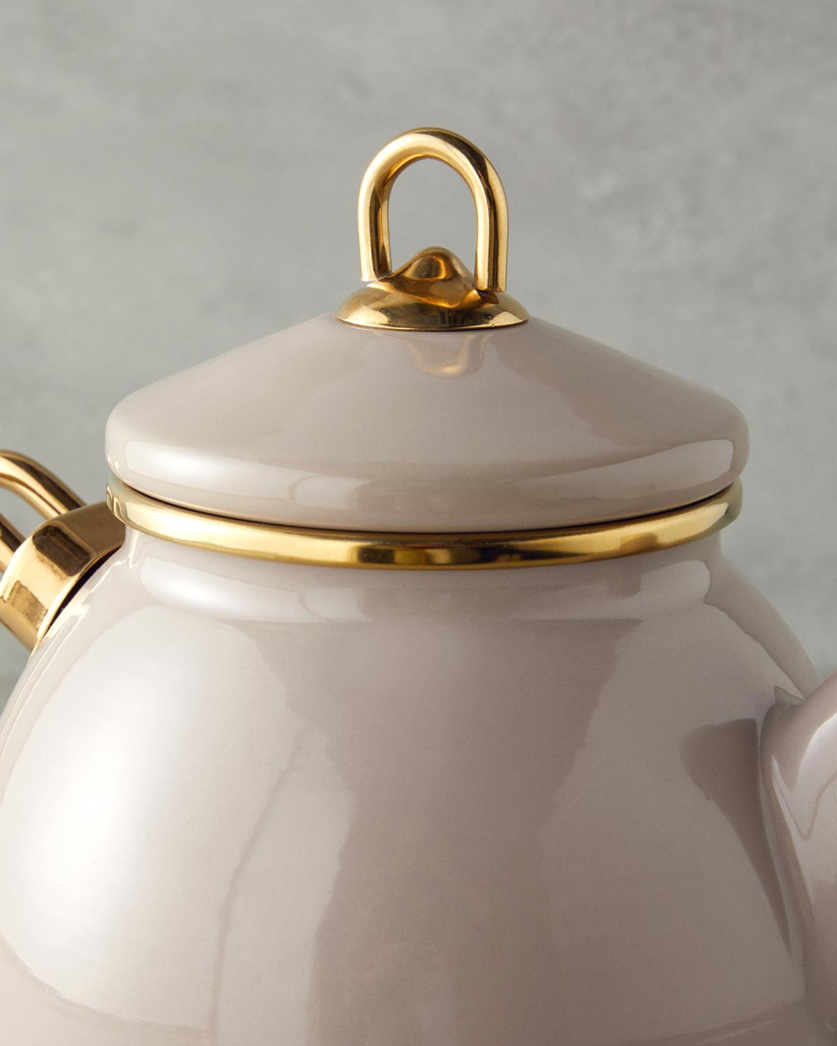 Perro Чайник Емайлиран 1,1 Литра + 2,3 Литра Бежов