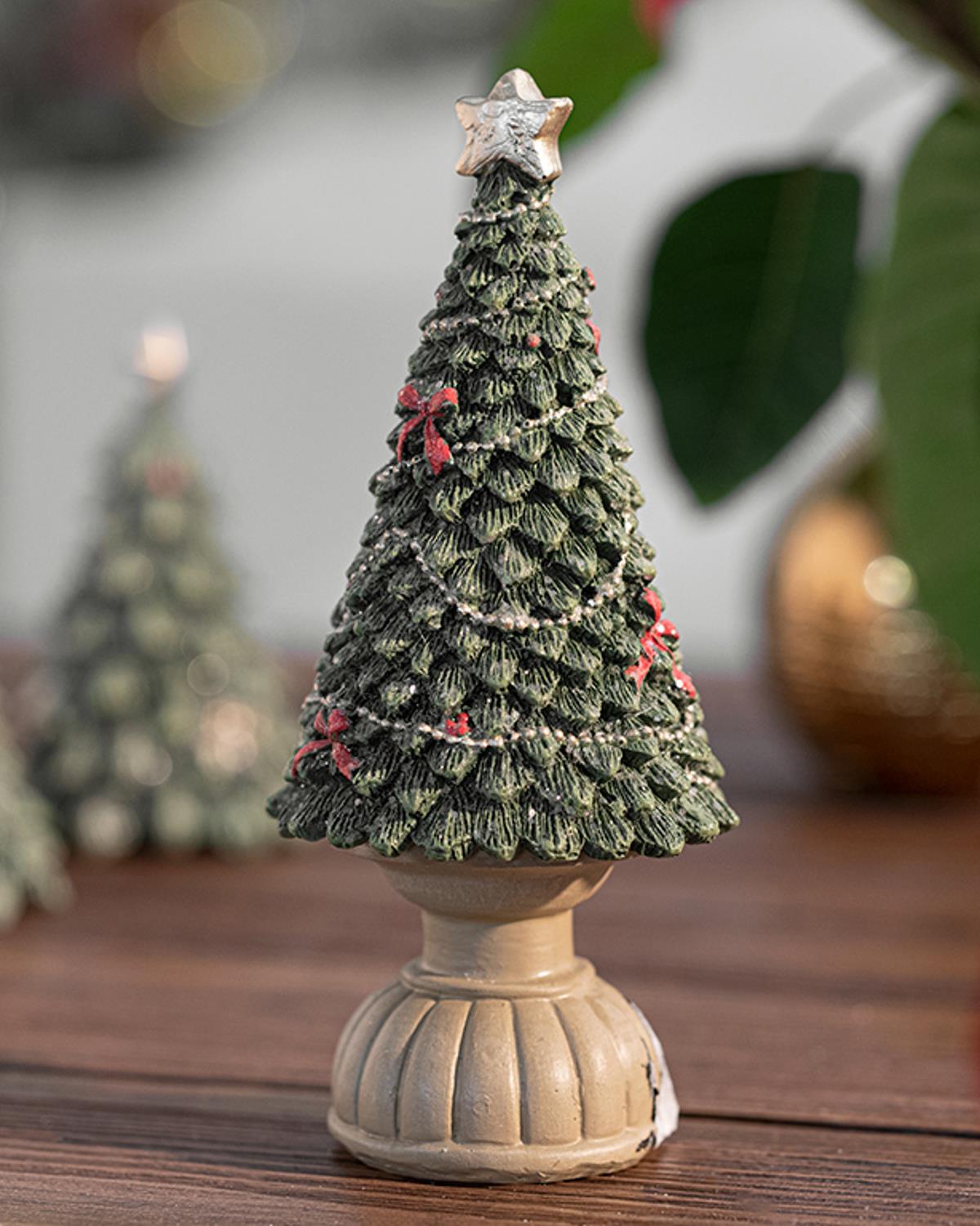 Pine Tree Дрънкулка Зелено, 8 X 8 X 18,5 Cm